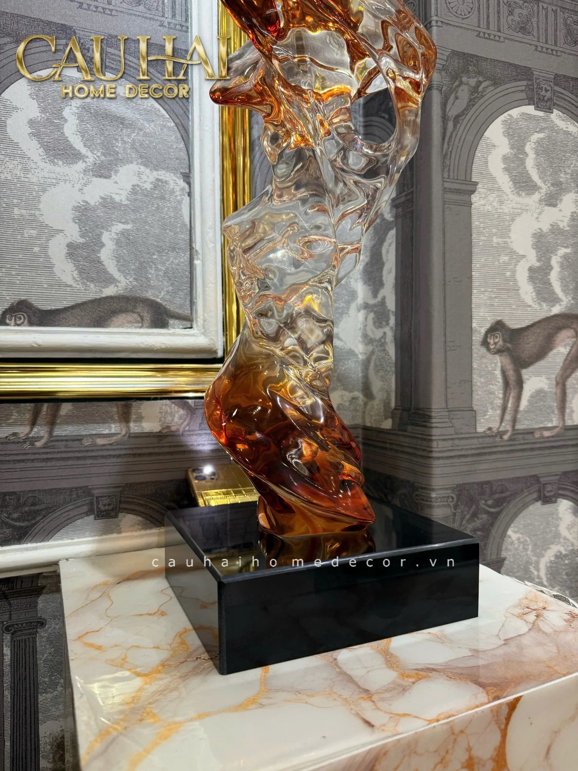 HOME COUTURE - TƯỢNG TÊTE DE FLAMME H72 FW25-CẬU HAI HOME DECOR