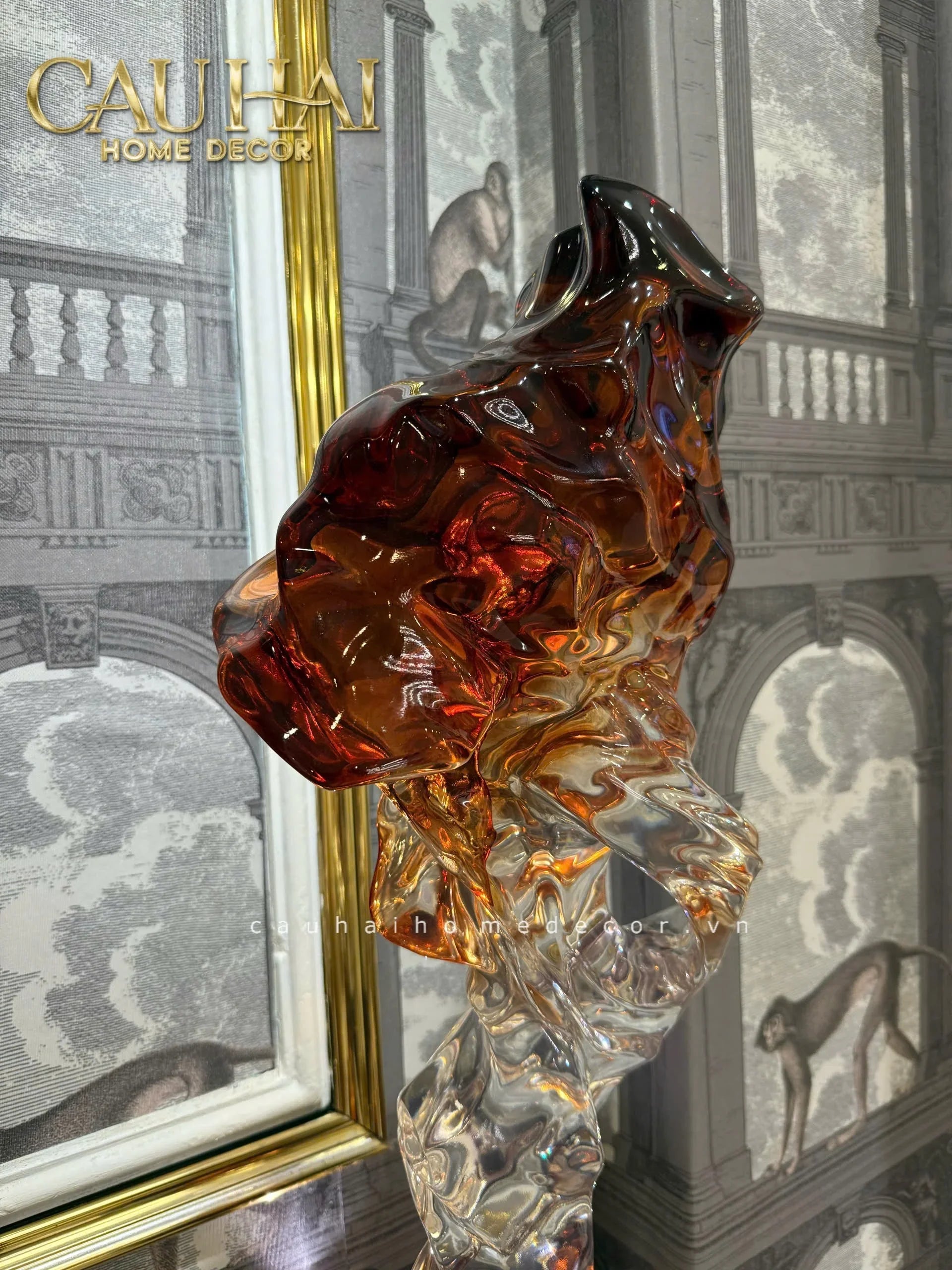 HOME COUTURE - TƯỢNG TÊTE DE FLAMME H72 FW25-CẬU HAI HOME DECOR