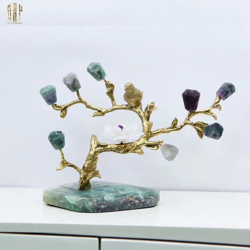 HOME COUTURE - TƯỢNG TIỂU HOÀNG ĐIỂU - BRASSON JEWELRY BIRD OF DYNASTY SS25-CẬU HAI HOME DECOR