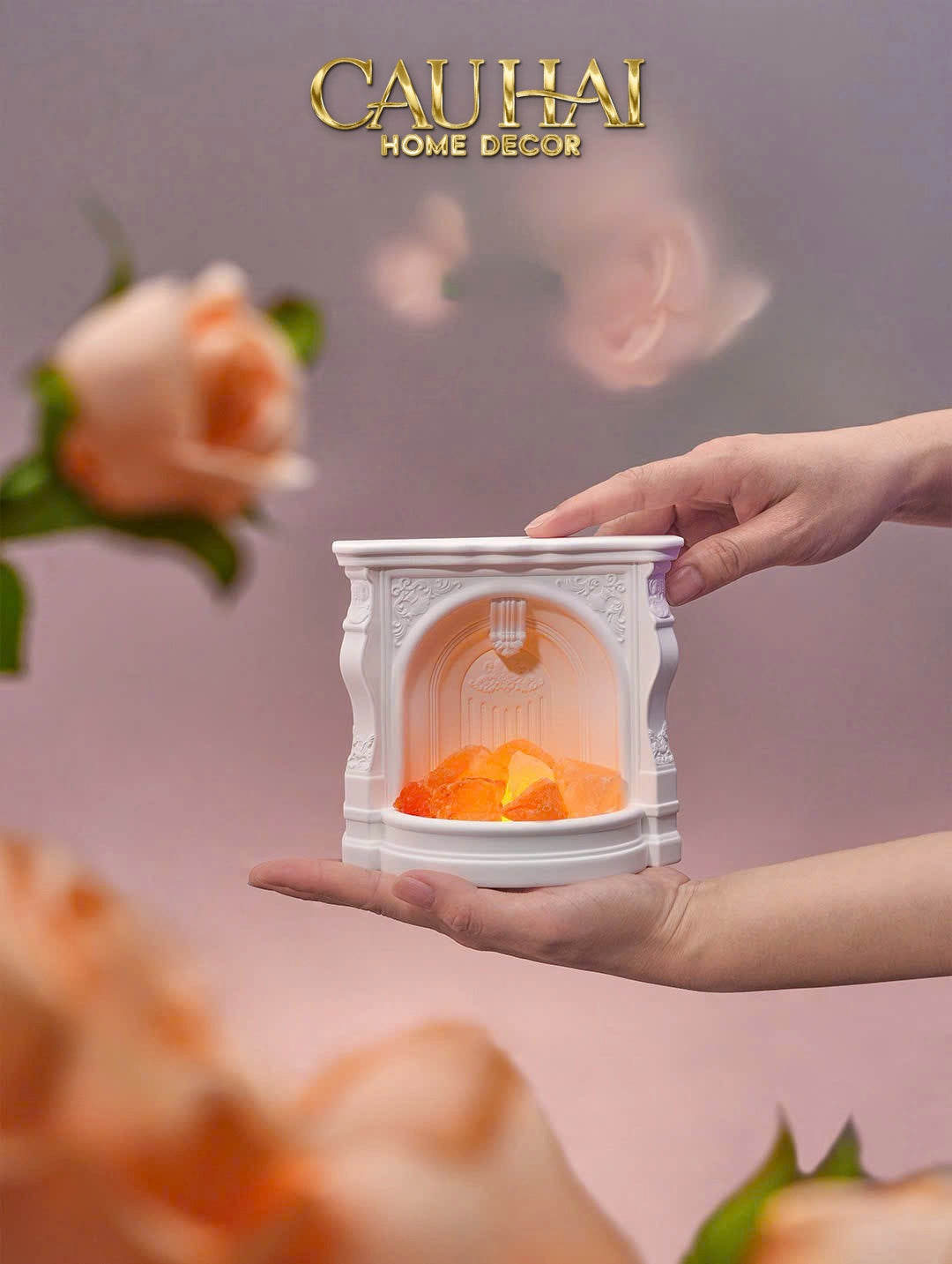 Home Fragrance - Gift Set Đèn Tinh Dầu Artermis Éternal Flame - CẬU HAI HOME DECOR