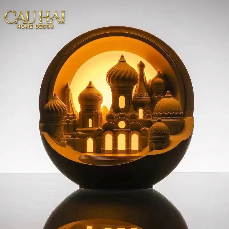 Home Fragrance - Gift Set Đèn Tinh Dầu Lampe de la Cité aux Arches-CẬU HAI HOME DECOR