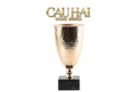 Hone Couture - Bình Hoa Goblet Aureum Marble Trophy H30-CẬU HAI HOME DECOR