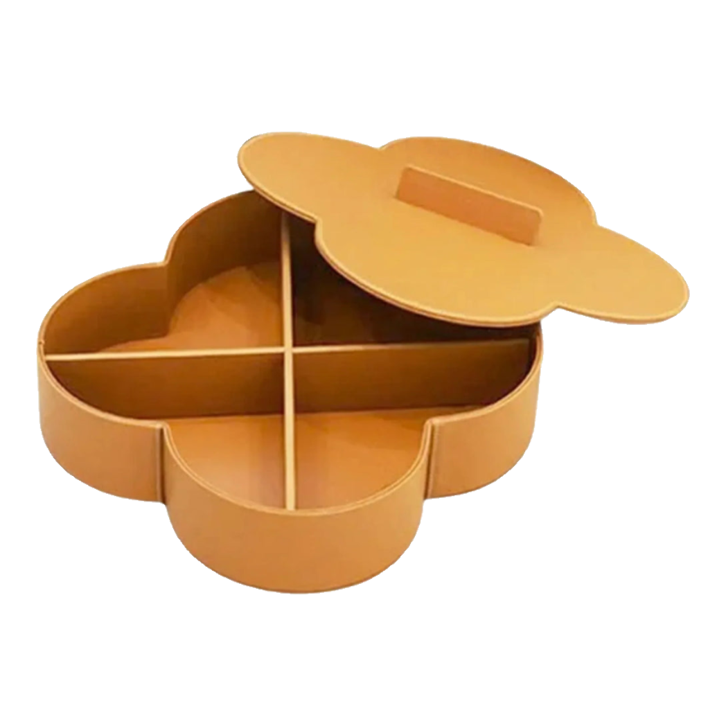 Hộp Bánh Mứt  Da Lux Leather Terra Fleur Monogram 33