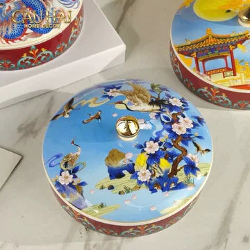 Hộp Bánh Mứt Hy Nguyệt Đình D22-Hộp Bánh Mứt-CẬU HAI HOME DECOR