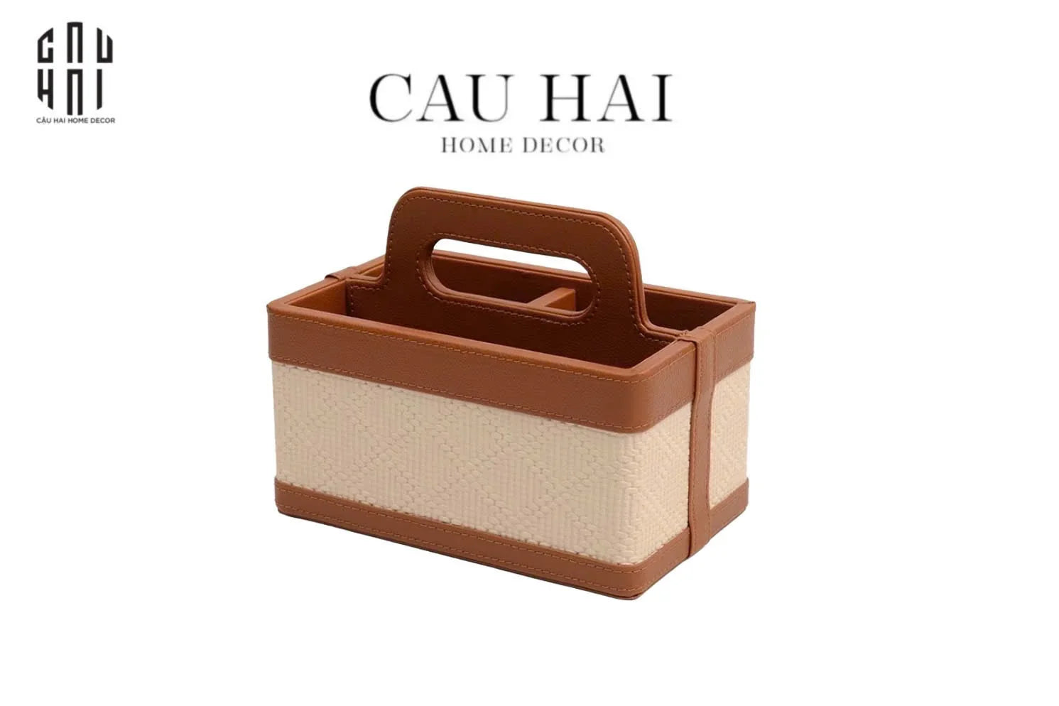 HỘP DA ĐỰNG REMOTE TABAC 3 NGĂN-CẬU HAI HOME DECOR