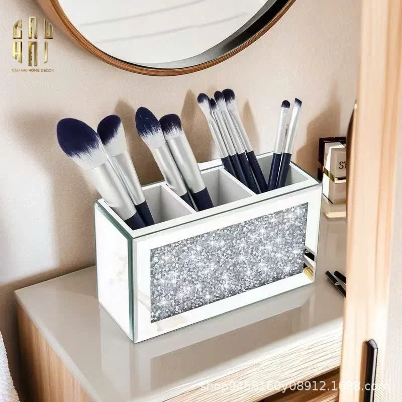 HỘP ĐỰNG 3 NGĂN CRYSTAL MIRROR-CẬU HAI HOME DECOR