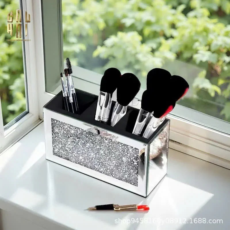 HỘP ĐỰNG 3 NGĂN CRYSTAL MIRROR-CẬU HAI HOME DECOR