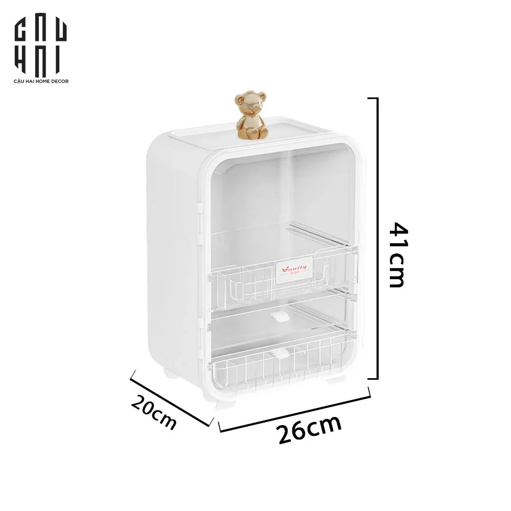 HỘP ĐỰNG MỸ PHẨM VANITY BOX-CẬU HAI HOME DECOR