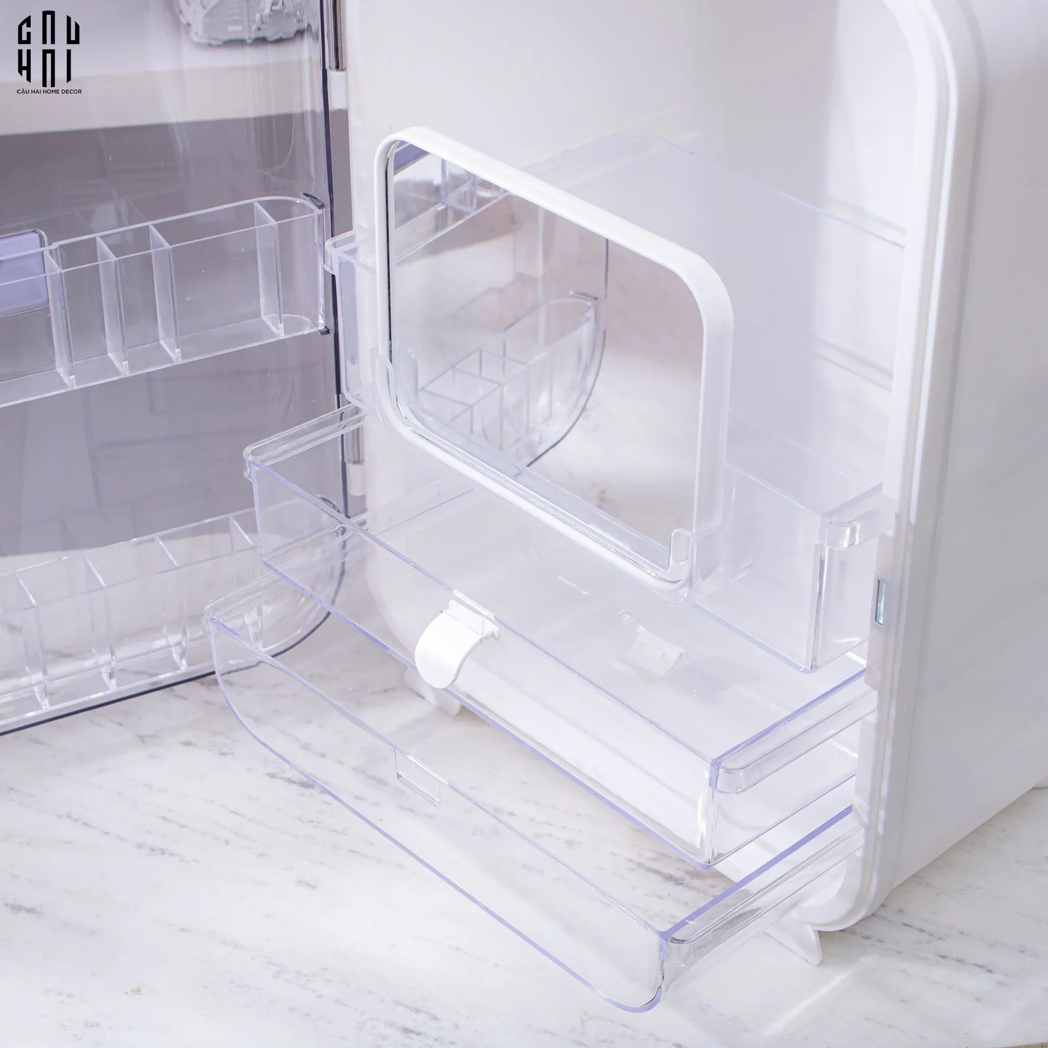 HỘP ĐỰNG MỸ PHẨM VANITY BOX-CẬU HAI HOME DECOR