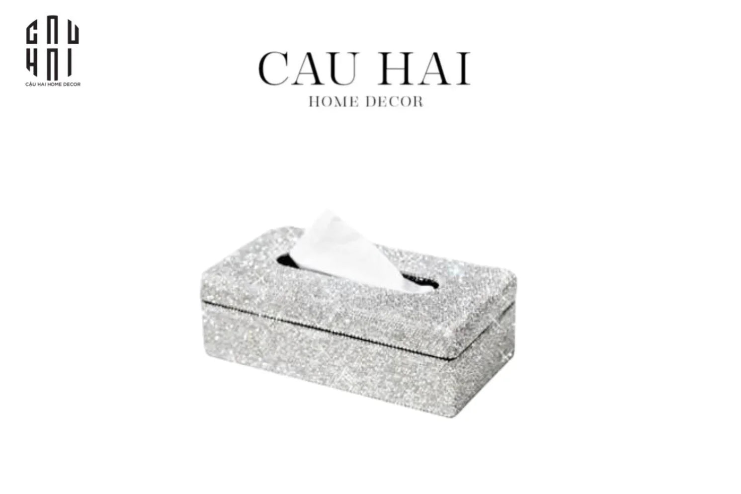 HỘP KHĂN GIẤY BLING BLING - MILEY-CẬU HAI HOME DECOR