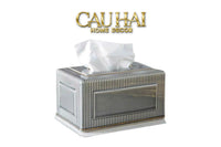 Hộp Khăn Giấy Ceramic Regal Lineage Porcelain Tissue Box-CẬU HAI HOME DECOR