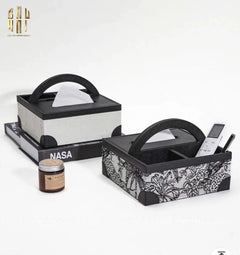 Hộp Khăn Giấy Da Handy Jungle Toile D.O-CẬU HAI HOME DECOR