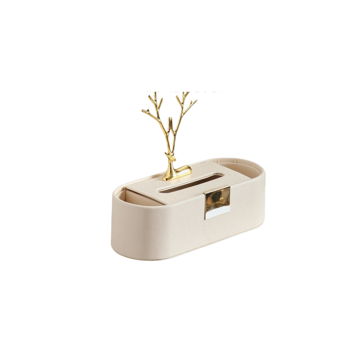 Hộp Khăn Giấy Da L'Atelier Elite Pearl Celine Alley Antler Tissue Holders-HỘP KHĂN GIẤY-Đối tác tại Trung Quốc theo từng đơn đặt hàng-CẬU HAI HOME DECOR