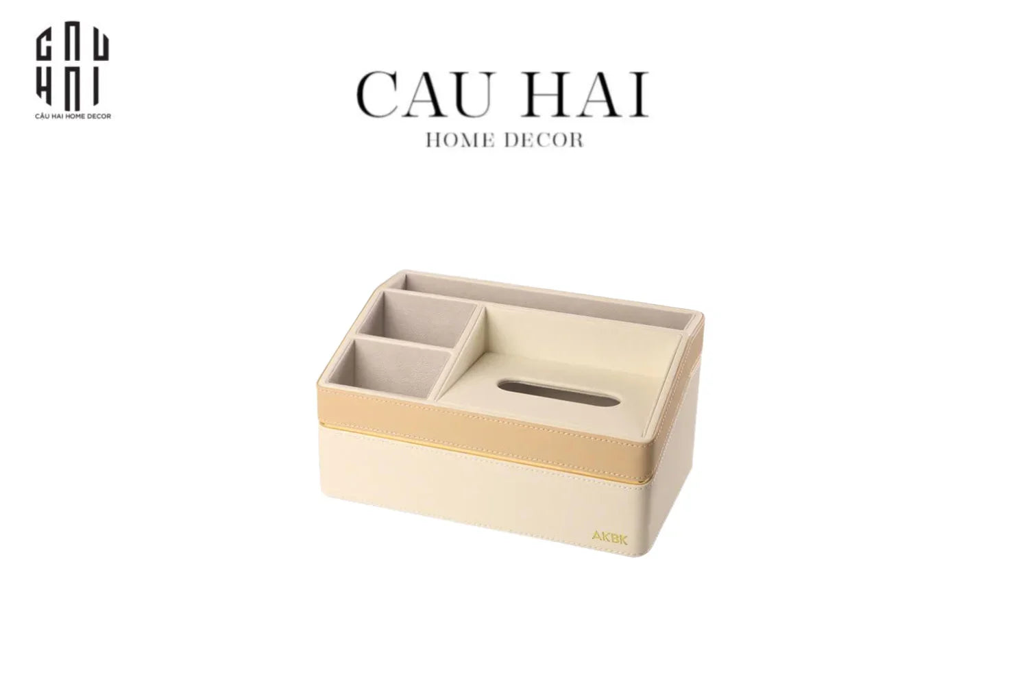 HỘP KHĂN GIẤY DA LEATHER LUCAS TISSUE BOX-CẬU HAI HOME DECOR