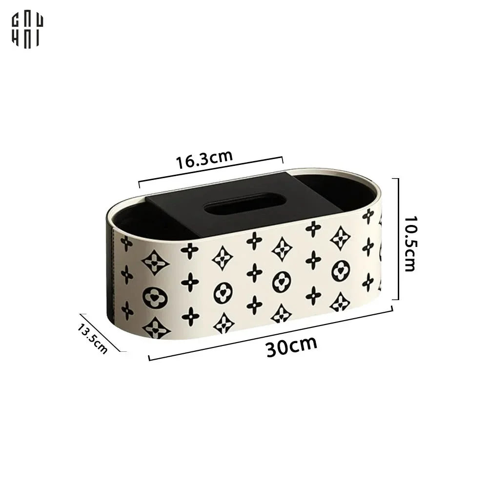 HỘP KHĂN GIẤY DA LOUIS V SS25-CẬU HAI HOME DECOR