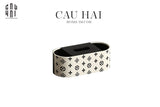 Hộp Khăn Giấy Da Peau D'Ivoire Fleurissant Monogram Up-HỘP KHĂN GIẤY-CẬU HAI HOME DECOR