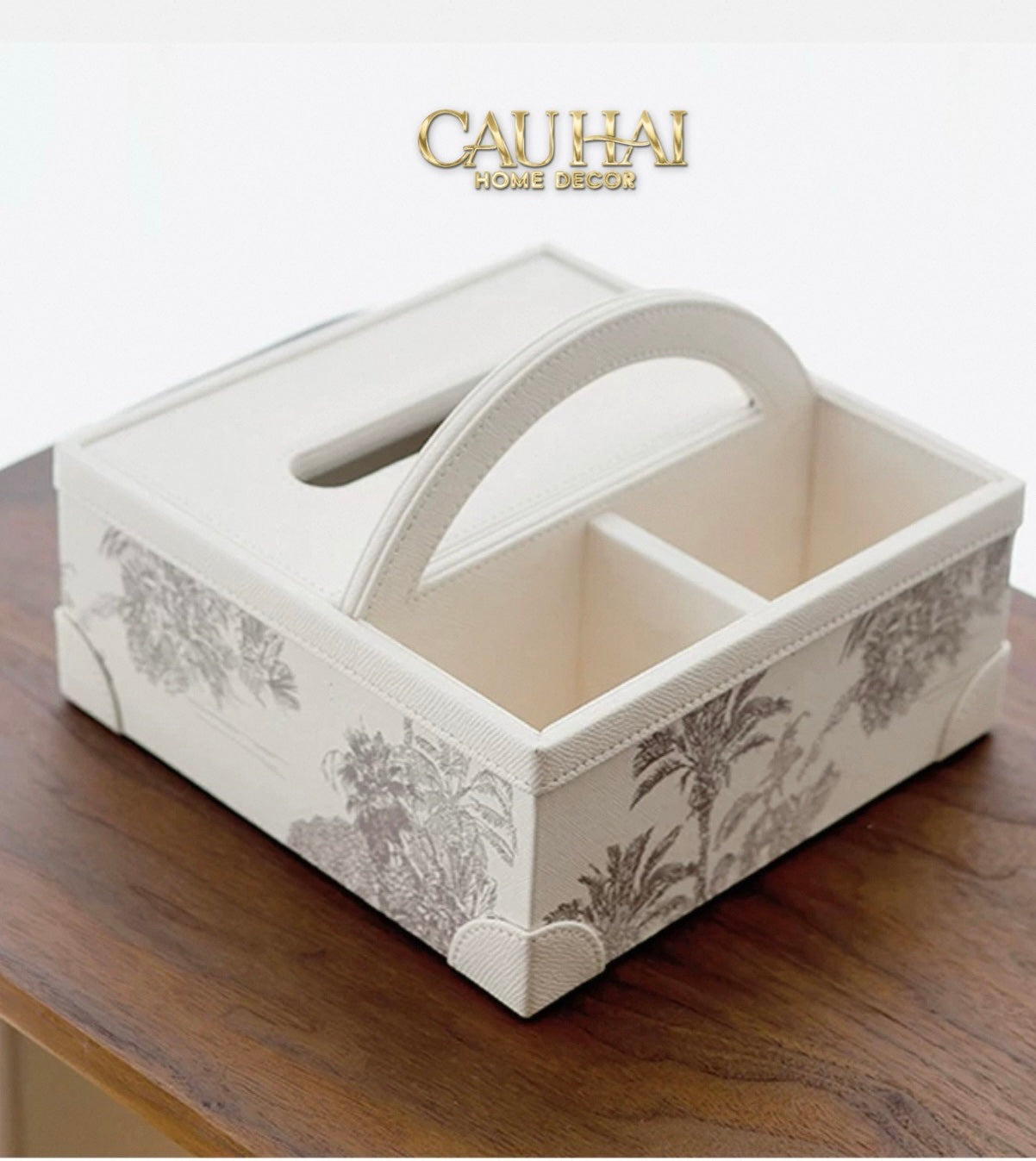 Hộp Khăn Giấy Handy Opaline Flora Tonkin - CẬU HAI HOME DECOR