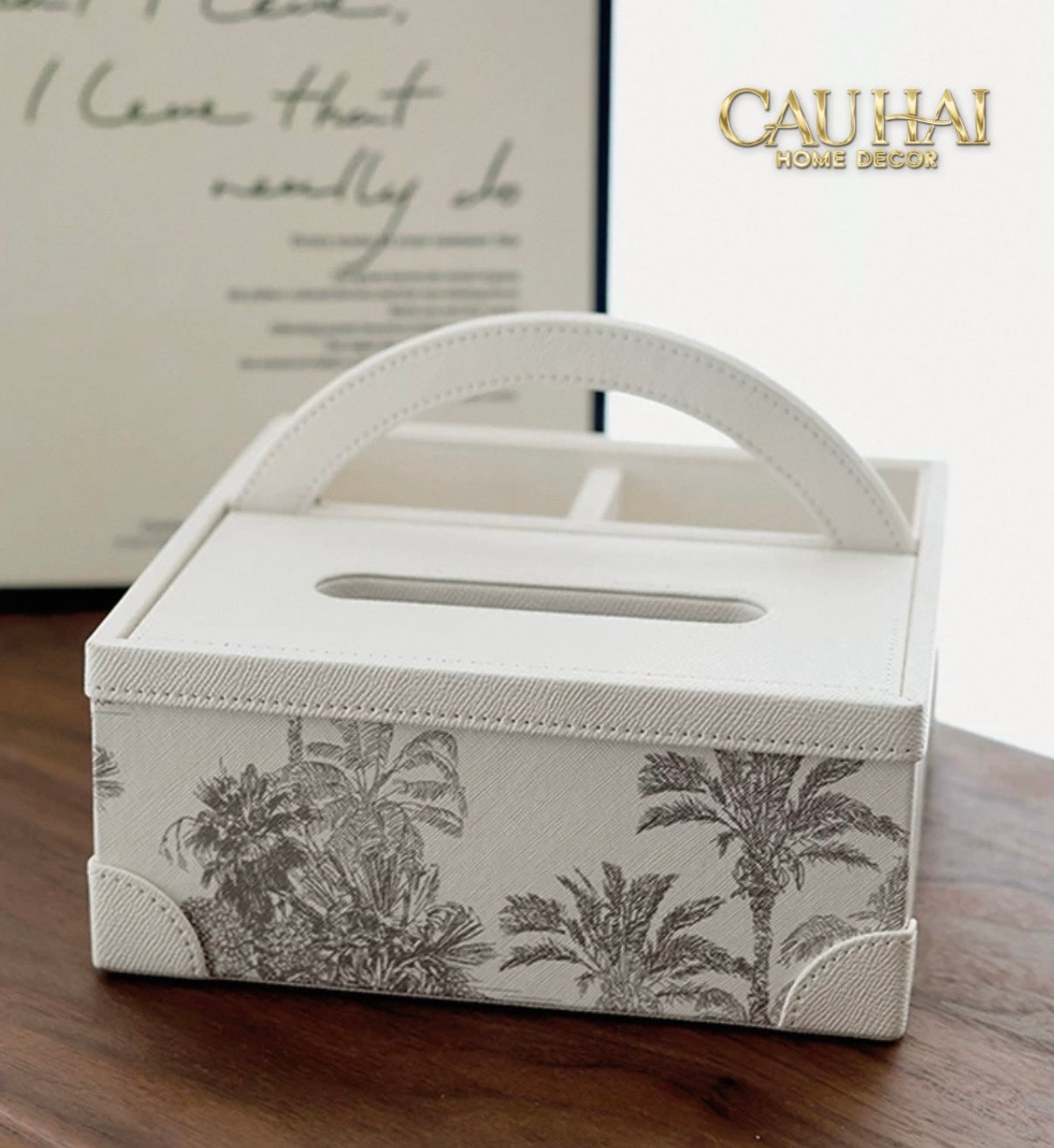 Hộp Khăn Giấy Handy Opaline Flora Tonkin - CẬU HAI HOME DECOR