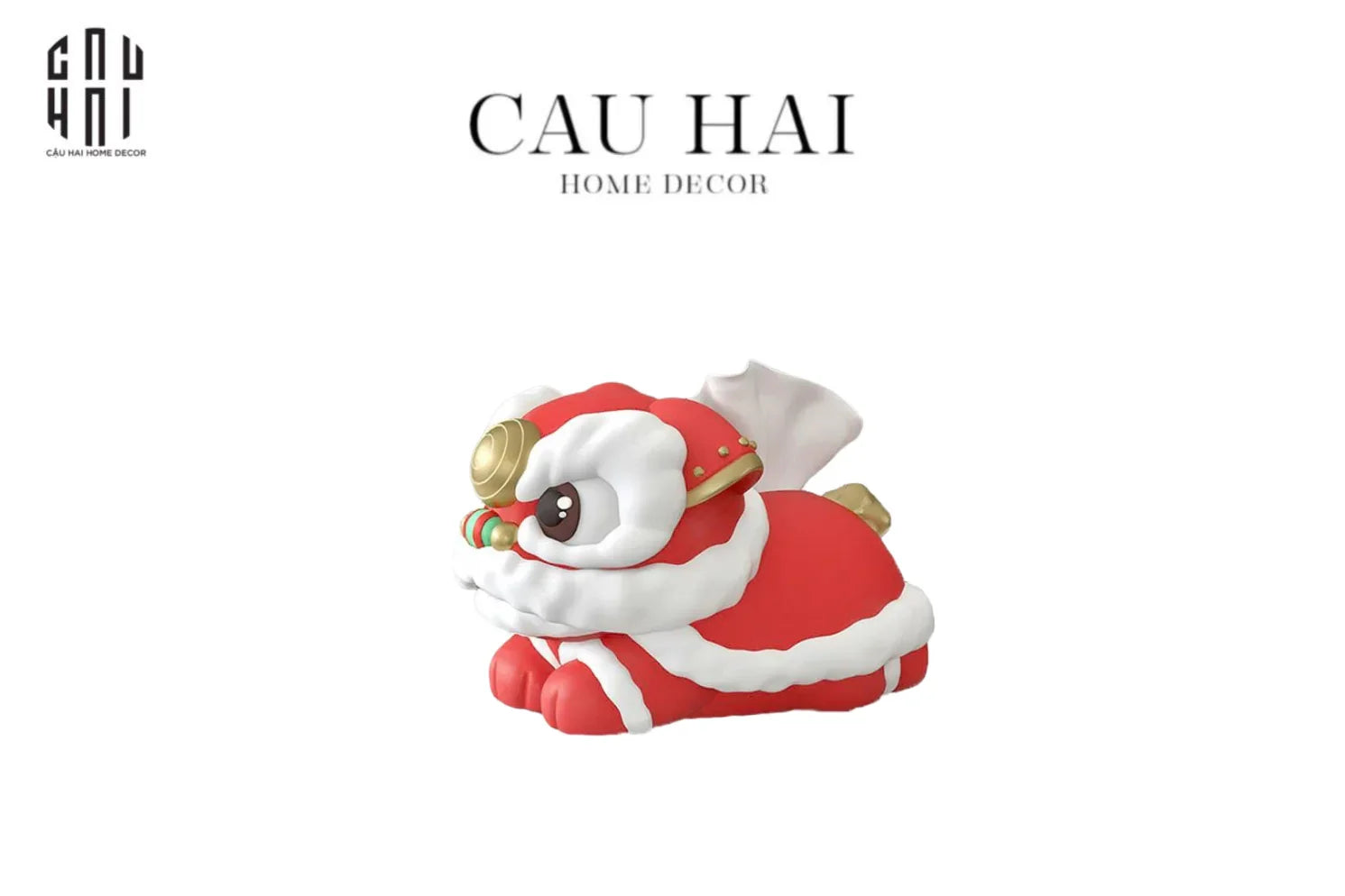 HỘP KHĂN GIẤY KỲ LÂN ĐỎ-CẬU HAI HOME DECOR