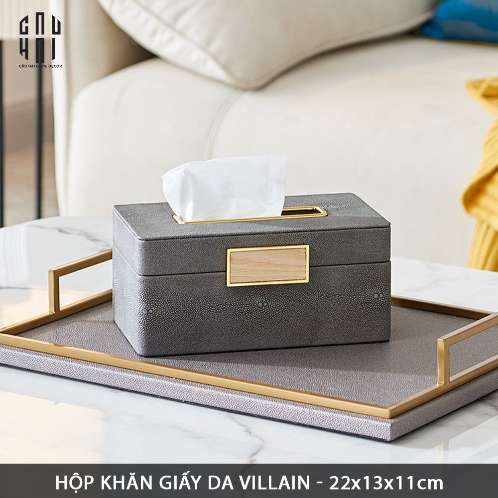 HỘP KHĂN GIẤY VILLAIN SS25-CẬU HAI HOME DECOR