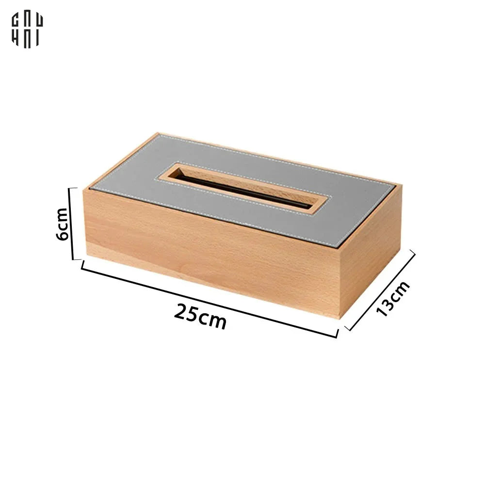 HỘP KHĂN GIẤY WOODY ETHAN - SMOKY GREY-CẬU HAI HOME DECOR