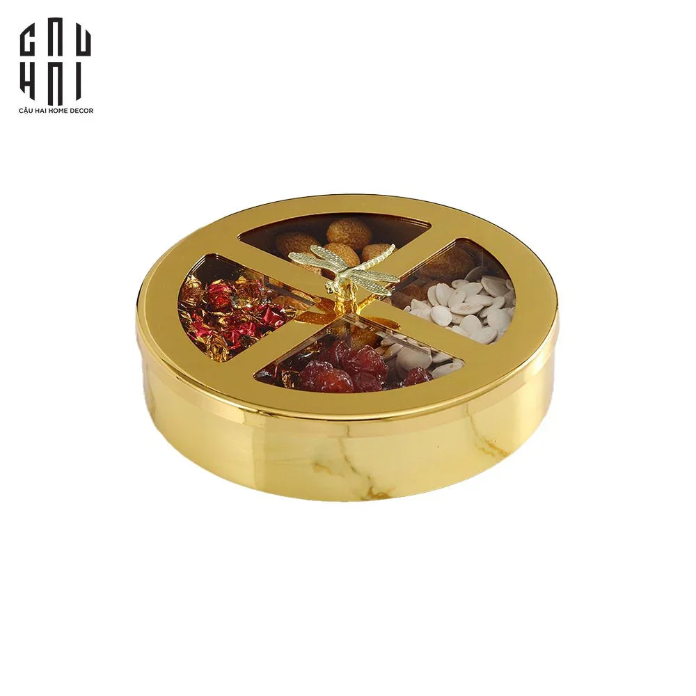 HỘP MỨT GOLDEN DRAGONFLY-CẬU HAI HOME DECOR