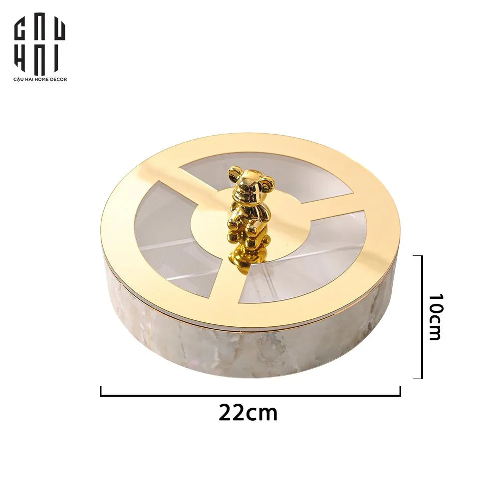 HỘP MỨT MILLENIUM BEAR-CẬU HAI HOME DECOR