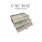 HỘP TRANG SỨC 3-IN-1 DIAMOND BLING BLING-CẬU HAI HOME DECOR