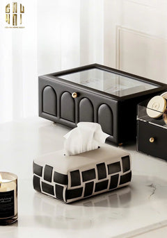 Hộp Trang Sức Da Elegance Faubourg Fw25-CẬU HAI HOME DECOR