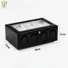 Hộp Trang Sức Da Elegance Faubourg Fw25-CẬU HAI HOME DECOR
