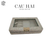 HỘP TRANG SỨC DIAMOND BLING BLING SS25-CẬU HAI HOME DECOR