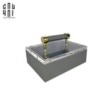 HỘP TRANG SỨC GRAY GLAMOUR-CẬU HAI HOME DECOR