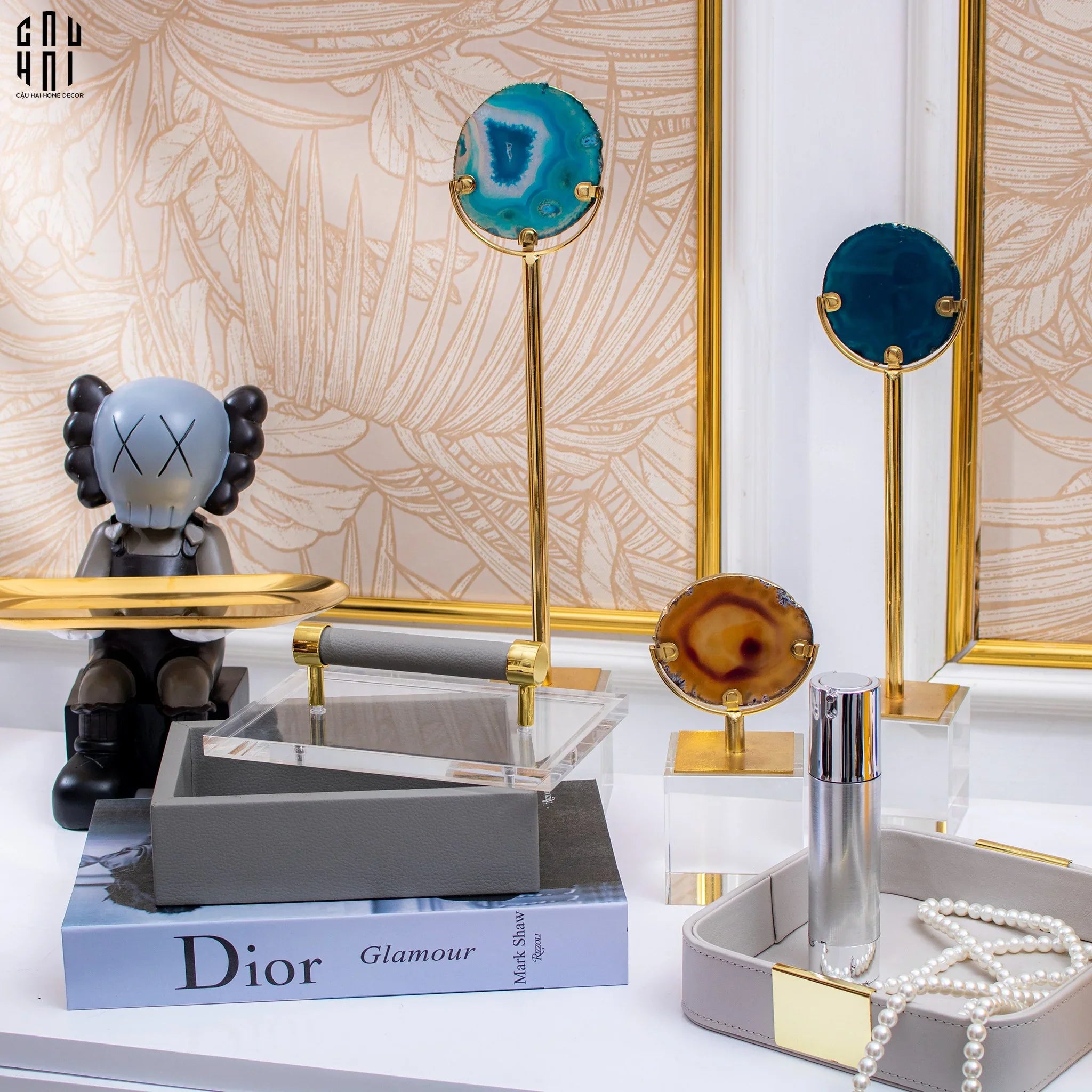 HỘP TRANG SỨC GRAY GLAMOUR-CẬU HAI HOME DECOR