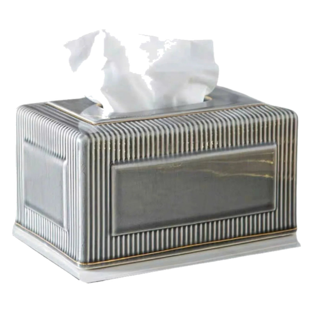 Hộp Khăn Giấy Ceramic Regal Lineage Porcelain Tissue Box-HỘP KHĂN GIẤY-CẬU HAI HOME DECOR