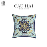 VỎ GỐI NHUNG EPERON D'OR . - AZURE 45-CẬU HAI HOME DECOR