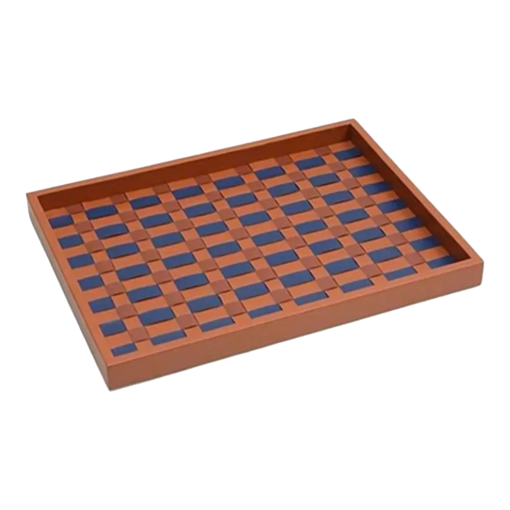 Auburn Cross Decorative Leather Tray 30x40