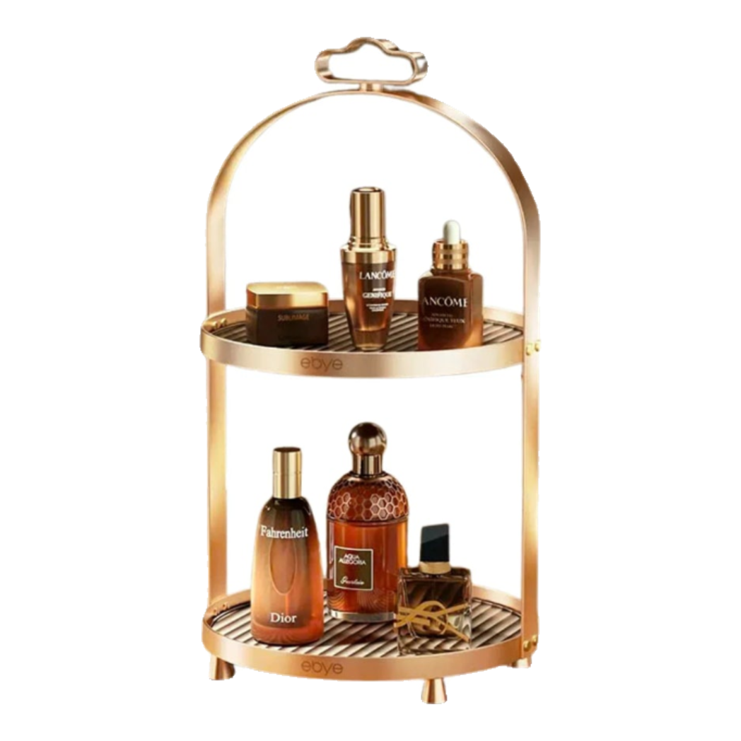 Clair Waterproof Tiered Organizers 2-Tier Bathroom and Vanity Tray Rack