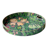 Khay Tròn Acrylic Veridant Forest Baroque Decorative Trays D33-KHAY TRANG TRÍ-Đối tác tại Trung Quốc theo từng đơn đặt hàng-CẬU HAI HOME DECOR