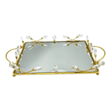 Khay Gương Fleur De Glace 35X45-KHAY TRANG TRÍ-Đối tác tại Trung Quốc theo từng đơn đặt hàng-CẬU HAI HOME DECOR