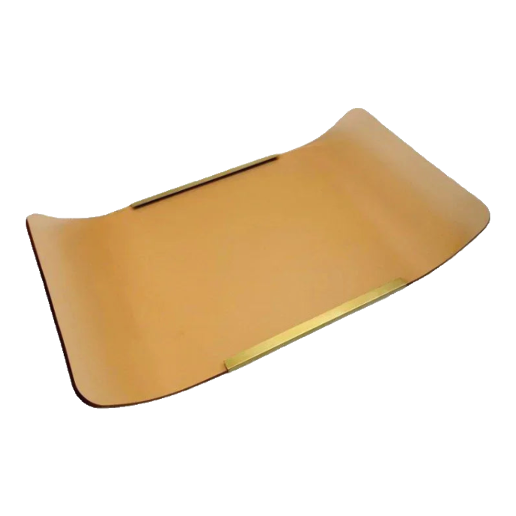 Ambre Pureté Wavy Contour Acrylic Tray