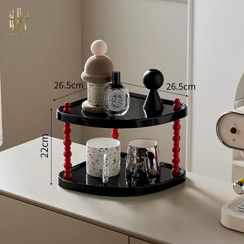 KỆ 2 TẦNG DARK CHOCO - RASBERRY DIY-CẬU HAI HOME DECOR