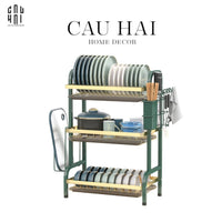 Kệ Chén Dĩa 3 Tầng Golden Mama-CẬU HAI HOME DECOR