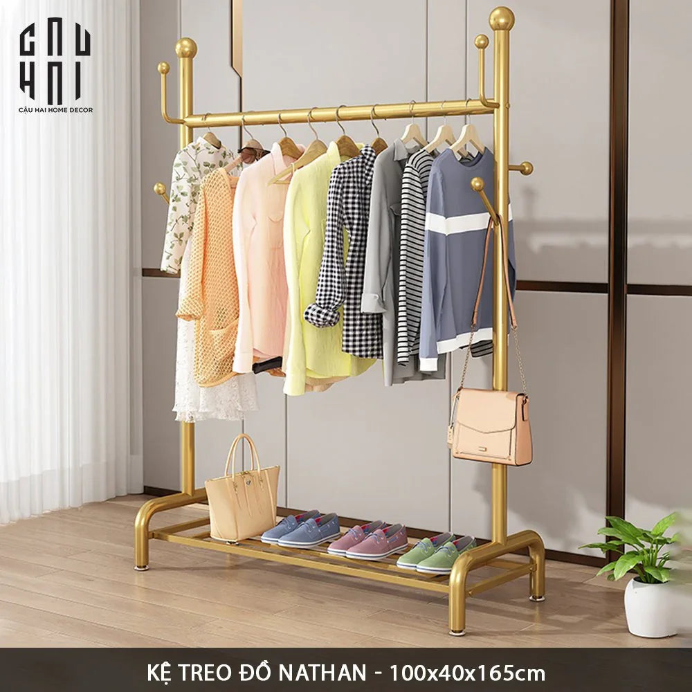 KỆ TREO ĐỒ NATHAN-CẬU HAI HOME DECOR