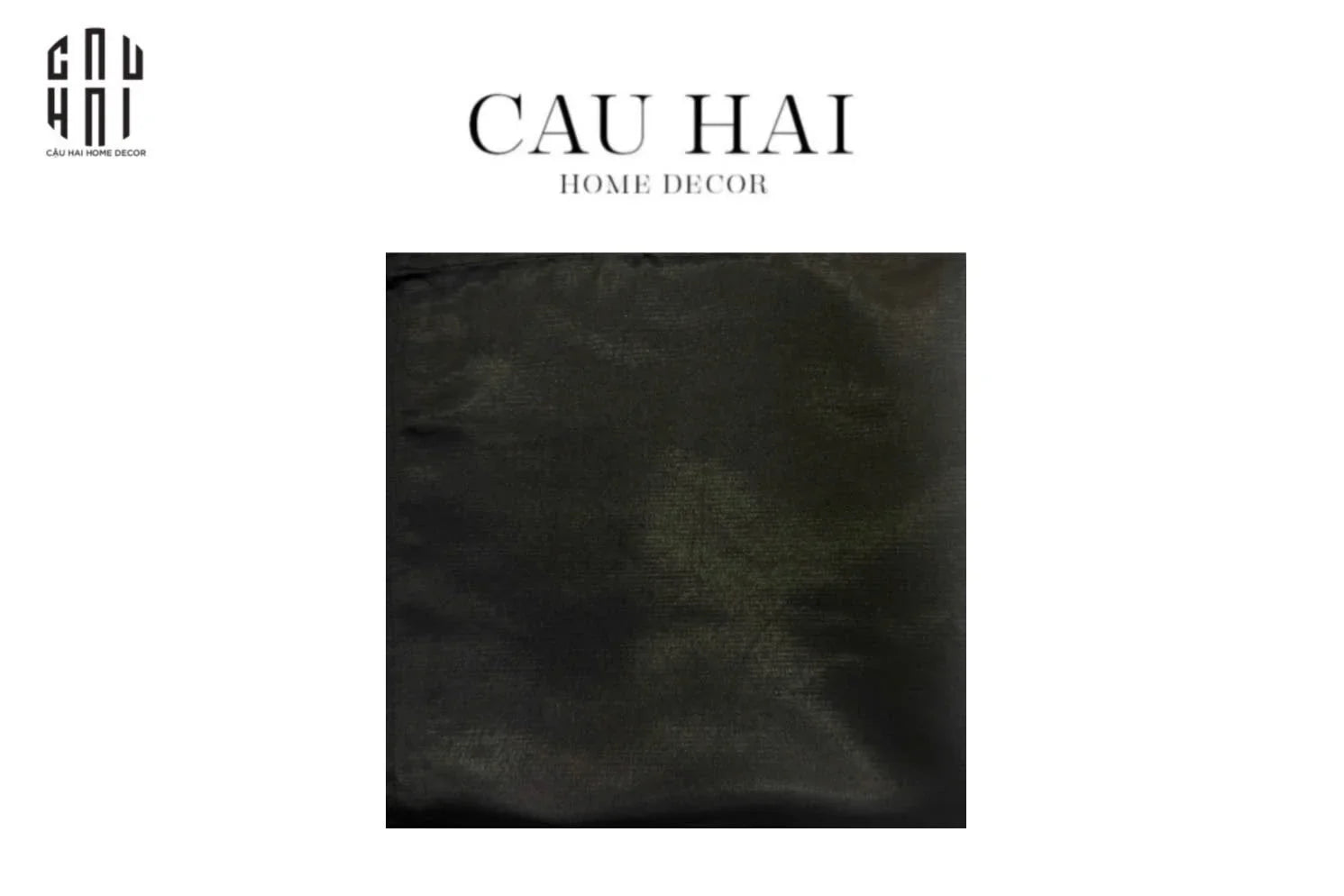 Khăn Ăn - Silk Napkin Black Royal - CẬU HAI HOME DECOR
