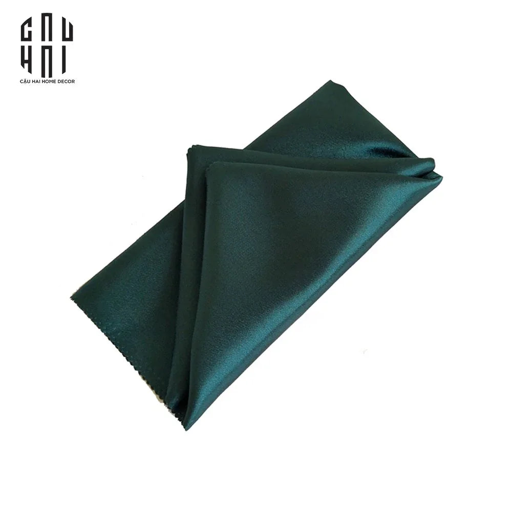 Khăn Ăn - Silk Napkin Emerald-CẬU HAI HOME DECOR