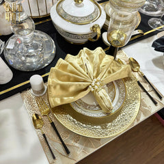 Khăn Ăn - Silk Napkin Golden Maison-CẬU HAI HOME DECOR