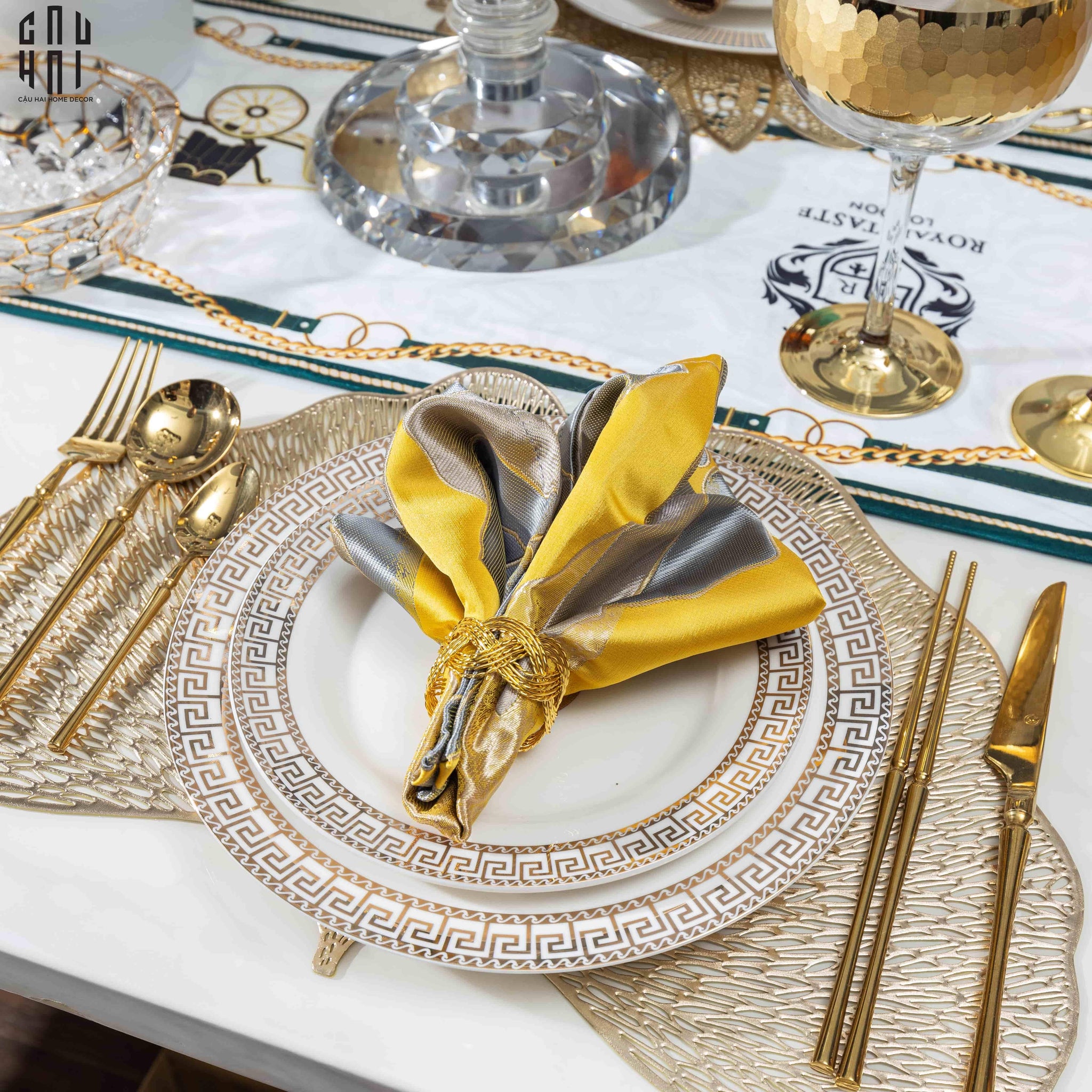 KHĂN ĂN - SILK NAPKIN MILAN-CẬU HAI HOME DECOR