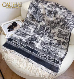 Khăn Cashmere 90*180 - Couture Pashmina Jouy D.O-CẬU HAI HOME DECOR