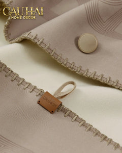 Khăn Cashmere Couture 80x150 - La Parade des Cent Chevaux - Button Édition-CẬU HAI HOME DECOR