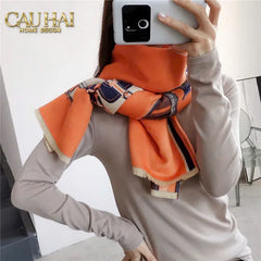 Khăn Cashmere Couture Grand Galop 65x180-CẬU HAI HOME DECOR
